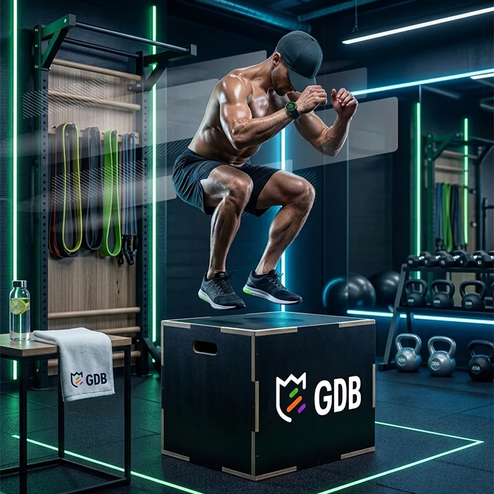Sportovec při tréninku s&nbsp;GameDayBox